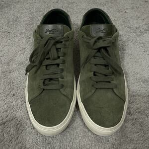 GoodMan Brand Green Suede Low Top Casual Sneaker Shoes Men’s Size 9 Achilles